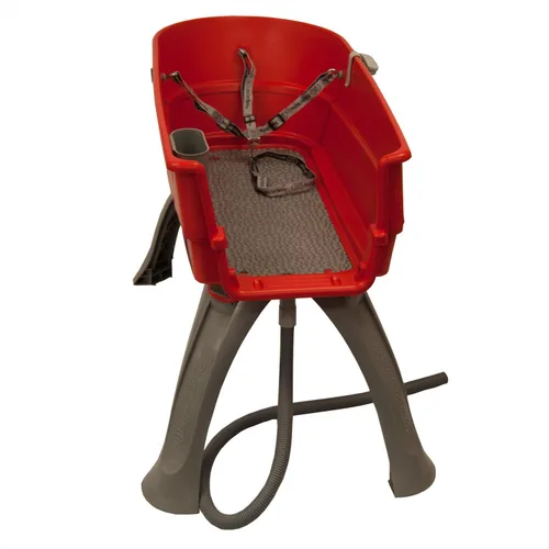 Vista 4 de Booster Bath - Baño grande y elevado para mascotas, L, Lila