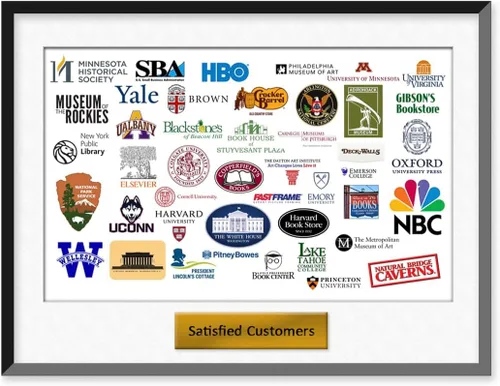 Vista 6 de Historic Framed Print, The Tivoli park entrance Copenhagen Denmark, 17-7/8" x 21-7/8