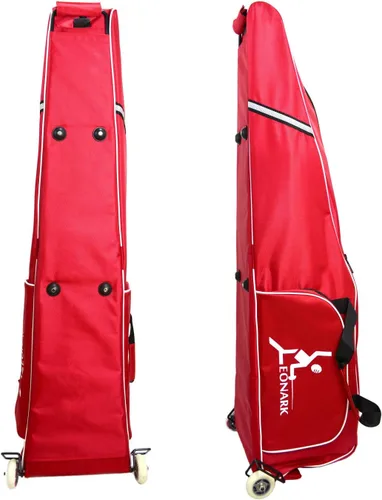 Vista 13 de LEONARK Bolsa de rueda de esgrima con barra de tracción para sable de espada y papel de aluminio - Hema Sword Bag Trolley Case para esgrima traje