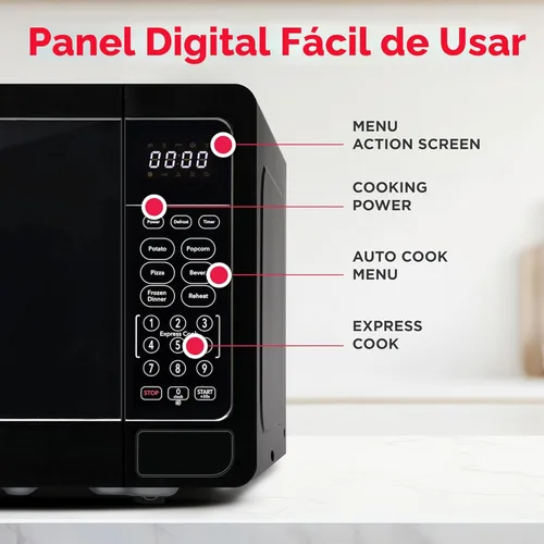 Vista 6 de FRIGIDAIRE EMW733BLACKAMZ - Microondas, 0.7 pies cúbicos, color negro