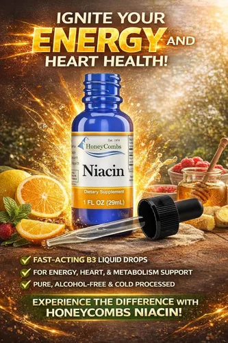 Vista 4 de Vitamina B3-Niacina 80 mg Gotas equivalentes a niacina – Vitamina B Gotas de niacina líquida – Suplemento de niacina sin alcohol, sin OMG 1 oz