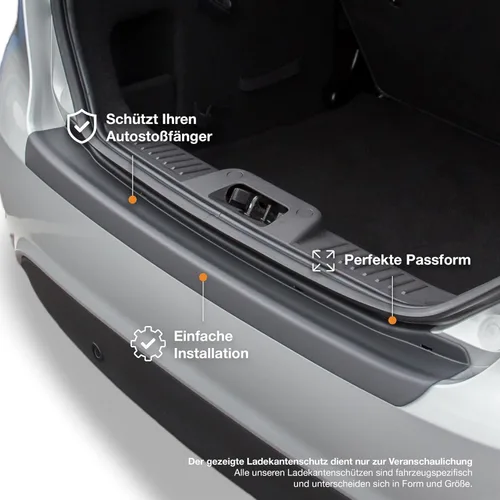 Vista 4 de Travall Protector compatible con BMW X4 M Sport (2018-actual) TBP1120P - Protector de parachoques de plástico