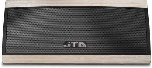 JTD Altavoz Bluetooth inalámbrico portátil con sonido estéreo envolvente 3D y carcasa de metal completo, inalámbrico, manos libres, 8 horas de