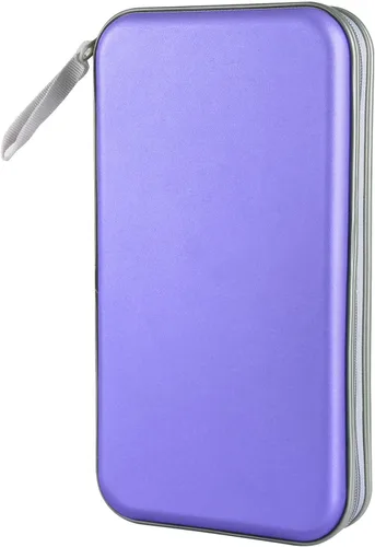 Vista 19 de Estuche para CD, capacidad para 80 unidades, para CD/DVD, cartera, de plástico duro, CD y DVD, carpetas de almacenamiento para automóvil, hogar