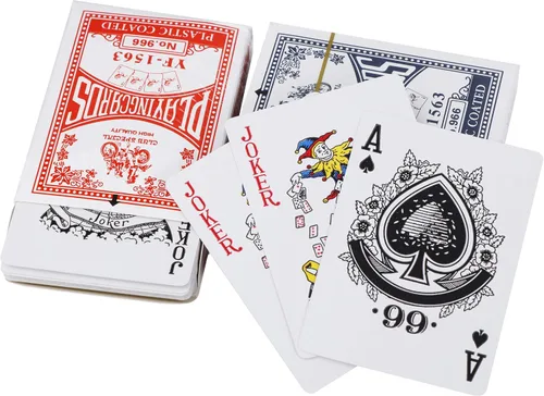 Vista 7 de Smartxchoices Juego de fichas de póquer de 500 piezas de 0.41 oz estilo dados, fichas de póquer de casino de arcilla con estuche de aluminio, dados