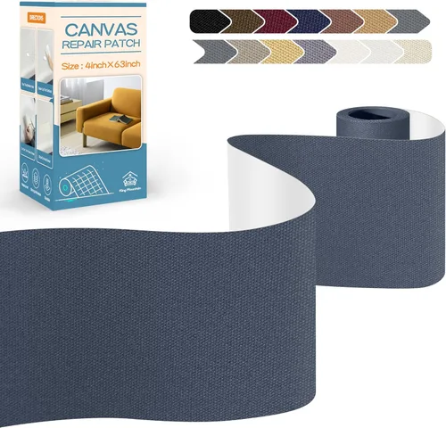 Vista 152 de KING MOUNTAIN Cinta de reparación de tela de nailon autoadhesiva, 4×63 pulgadas, parche rápido de reparación de chaqueta de plumón, kit de parche