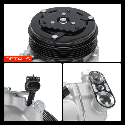 Vista 9 de A-Premium Compresor de aire acondicionado de CA con embrague compatible con Chevrolet Malibu 1.5L 2016-2022