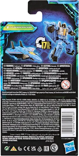 Vista 5 de Transformers Toys Legacy Evolution Core Thundercracker Toy de 3.5 pulgadas, figura de acción para niños y niñas a partir de 8 años