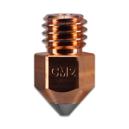 Vista 4 de Micro-Swiss CM2 MK8 Boquilla para Makerbot, Creality Ender 3, Ender 3 S1, Ender 5, Serie CR-10 - Núcleo de Cobre - Punta de Acero Endurecido M2