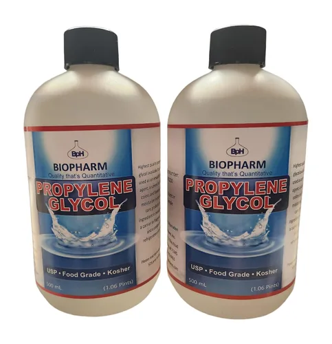 Propilenglicol USP, Kosher, grado alimenticio, paquete doble: 16.9 fl oz (16.9 fl oz, 1.06 pintas) cada uno