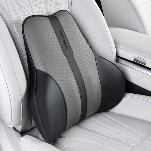 Vista 22 de Coverado Almohada ergonómica para reposacabezas de automóvil, almohada ergonómica de espuma viscoelástica para el cuello del auto para asiento