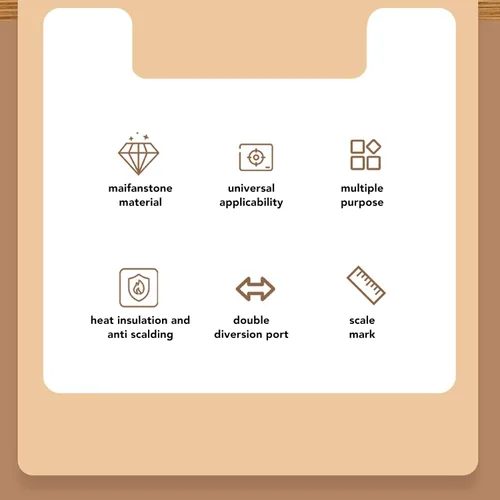 Vista 8 de Sartén antiadherente con boquilla para verter, olla de leche pequeña, fácil de usar, fondo plano blanco, multimini, juego multiusos para la cocina