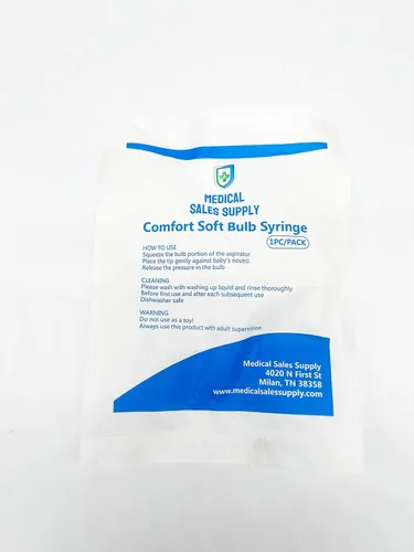 Vista 7 de Comfort Soft - Bombilla de goma estéril para bebé, con succión para apretar a mano, 2 onzas, nasal, úlcera (paquete de 2)