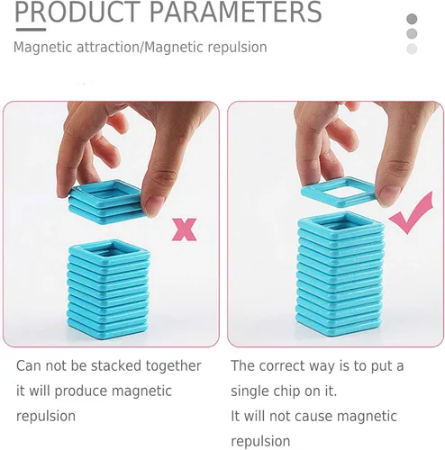 Vista 7 de ASOK Bloque de construcción magnético, 155 piezas de azulejos magnéticos educativos, aprendizaje y desarrollo, juego de juguetes de color macarrón