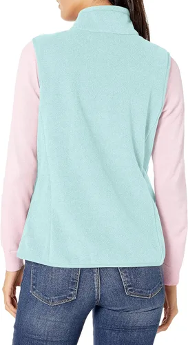 Vista 2 de Tienda Essentials - Chaleco de vellón polar suave, sin mangas y de corte clásico para mujer (disponible en tallas extragrandes)