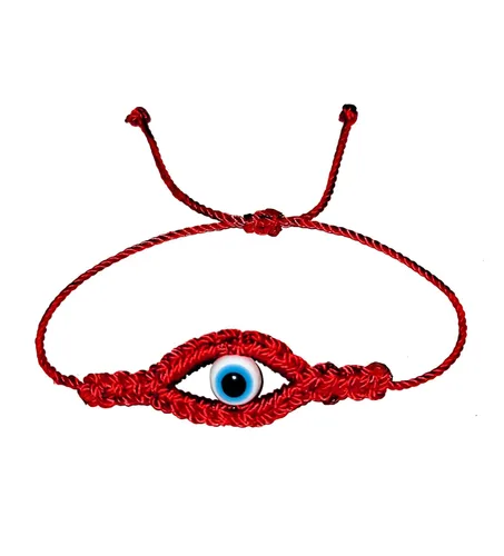 Vista 3 de EVIL EYE RED STRING ANKLET ADJUSTABLE FOR ADULTS OR YOUTH PEOPLE WOMEN MEN ONE SIZE FITS ALL PROTECTION AGAINST THE EVIL EYE AND BAD ENERGY