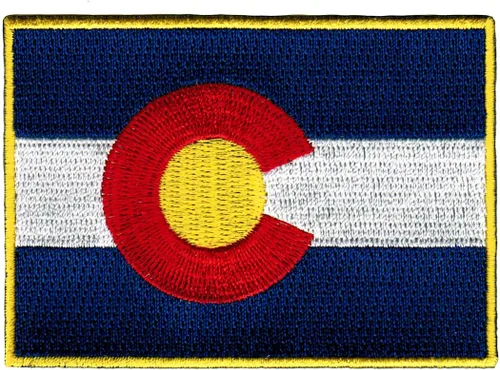 Vista 43 de Parche Bordado de la Bandera del Estado de Minnesota, Emblema MN, Planchado, Versión 2024