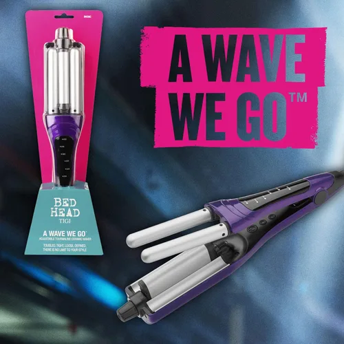 Vista 7 de Rizador para ondas profundas Bed Head BH336 C, una ola ajustable, Púrpura (Purple Housing)