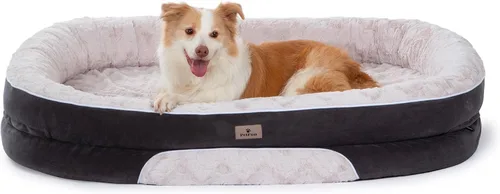 Vista 14 de Cama ortopédica para perros grandes - Gran sofá para perros lavable grande, sofá de espuma de apoyo para mascotas con funda extraíble y lavable