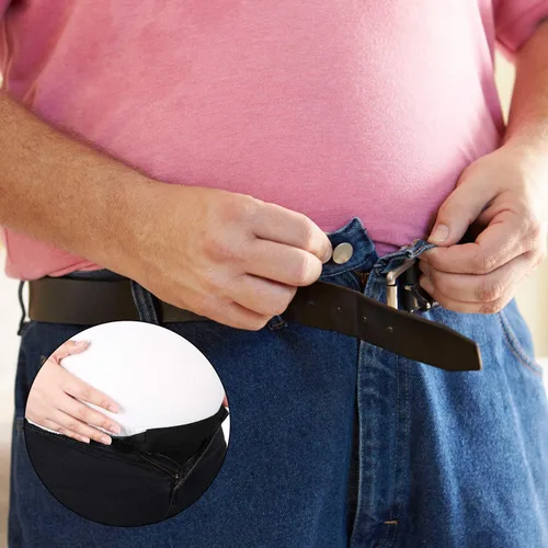 Vista 4 de 6 paquetes de pantalones de maternidad extensores de cintura ajustable para embarazo, extensor de cintura para embarazo, extensor de pantalones