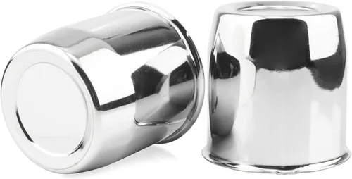 Vista 10 de 2 piezas tapas centrales de rueda de remolque de 2.64 pulgadas Push Through orificio de 2.64" altura de 2.4" para llanta de camión SUV RV, cubierta