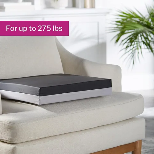 Vista 5 de McKesson Cojín de asiento de espuma/gel 16 "Wx16" Dx3 "H para sillas de ruedas 170-74001