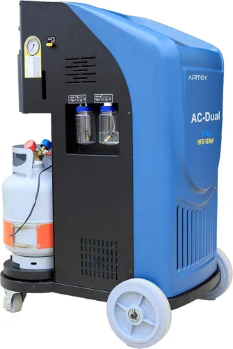 Airtek AC-Dual Máquina Completamente Automática, Recuperación y Recarga Automotriz HVAC de R134 y HFO1234yf