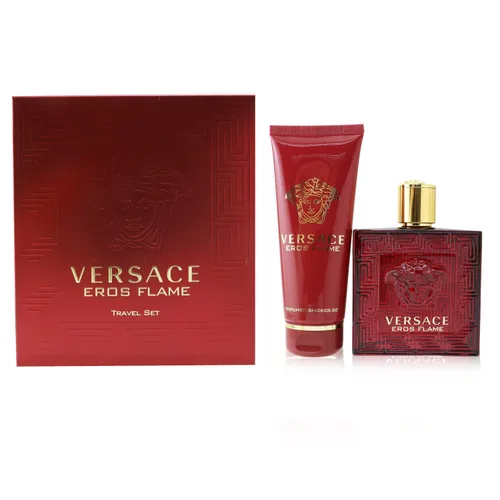 Vista 3 de Versace Eros Flame Eau de Parfum y Gel de Ducha 2 Piezas para Hombre