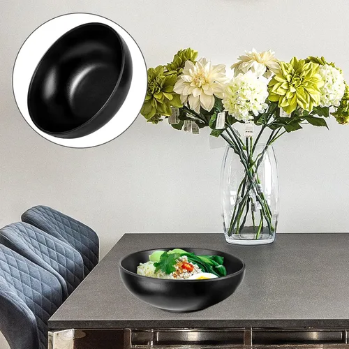 Vista 8 de BESTonZON Juego de 4 cuencos de ensalada Ramen para afeitar, recipientes de alimentos, tazones de sopa, cuencos para comida, tazón de fruta, tazón