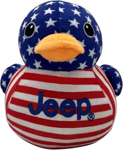 Vista 15 de Jeep Texto Logo Peluche Animal Pato Verde -Perfect Enthusiasts You've Been Ducked (Verde)