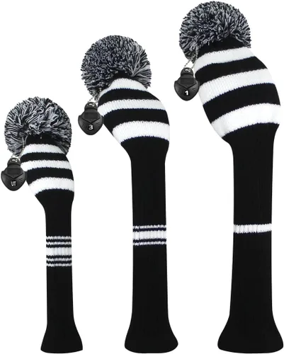 Vista 12 de Scott Edward Golf Headcovers for Woods Set of 3 Fits Well Driver(460cc) Fairway Wood and Hybrid(UT),Beautiful and Interesting Patterns