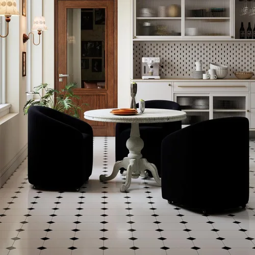 Vista 17 de Sillas de comedor de barril con ruedas, sillas tapizadas de lino beige para comedor y cocina, sillón lateral moderno con ruedas para dormitorio