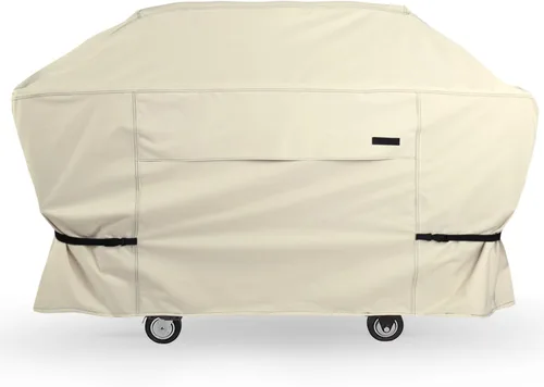 Vista 14 de NettyPro Funda para Barbacoa a Gas, Resistente al Agua, Impermeable de 32 Pulgadas, para Barbacoas de 2 Quemadores al Aire Libre, para Weber, Negro