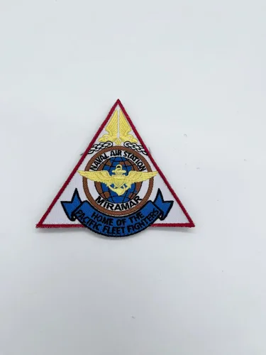 Vista 4 de Parche NAS Miramar TopGun Fightertown USA con gancho y bucle