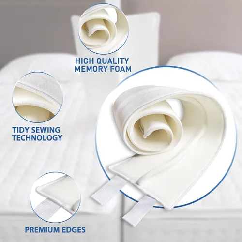 Vista 3 de HITOMEN Puente de cama, kit de convertidor de cama individual a King, relleno de huecos de cama con correa, conector de colchón