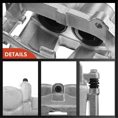 Vista 7 de A-Premium Conjunto de pinza de freno de disco con soporte compatible con modelos seleccionados de Jeep - Commander 2006-2010, Grand Cherokee