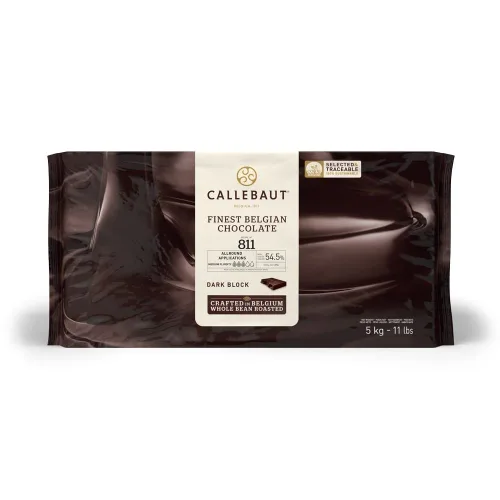 Callebaut Bloque de chocolate Semidulce 54.5% cacao (11 Lb)