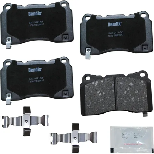 Vista 56 de Bendix Pastillas de freno delanteras de cerámica Priority1 CFC465AK2 para Acura EL 2005-1997, Honda Civic 2011-1996, Insight 2014-2010