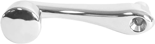 GG Gran General 54978 Manivela de ventana cromada fundida a presión - Adaptador de ranura lisa, para Peterbilt, Kenworth, International