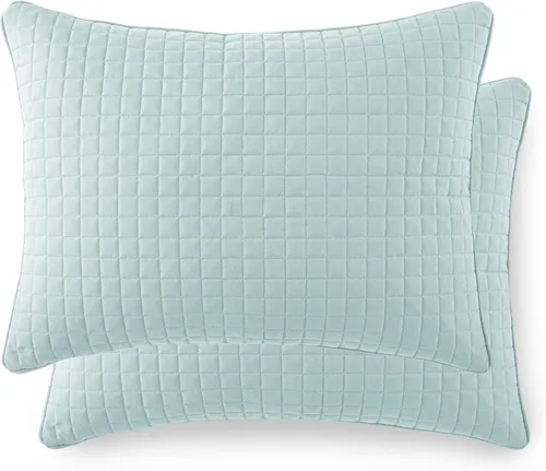 Vista 83 de Fundas Southshore Fine Linens Vilano Springs, para almohada, acolchadas, Microfibra, Pizarra, 20" x 36" 15 - Pizarra