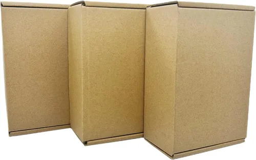 Vista 6 de Cajas de envío de 15 x 11 x 3 pulgadas, juego de 20 sobres de papel kraft corrugado para suministros de embalaje, libros, regalos, ropa artesanal