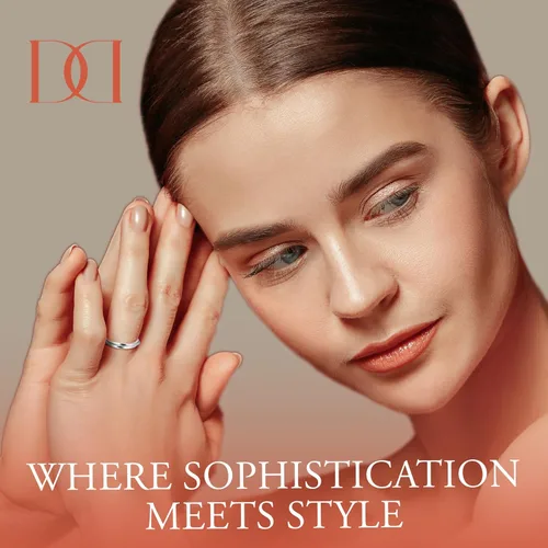 Vista 7 de MINDDHA Sterling Silver Interlocking Ring for Women - 925 Trinity Rolling Ring - Handmade Dainty Stackable Jewelry - Ideal Gift for Anniversary