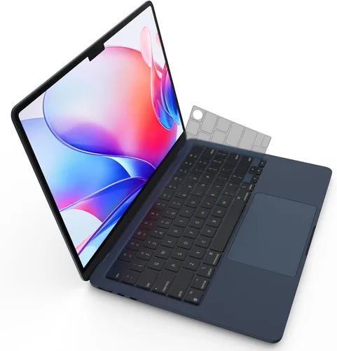 Vista 9 de Soonjet Funda de teclado ultradelgada para MacBook Pro 14/16 M5/M4/M3/M2/M1 Pro/Max MacBook Pro 14/16, M5-M2 MacBook Air 13/15, MacBook Neo