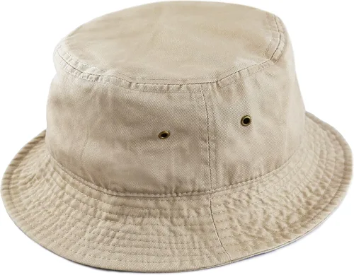 Vista 4 de The Hat Depot - Sombrero unisex, 100% algodón, 300N, fácil de guardar para viajar, playa y verano