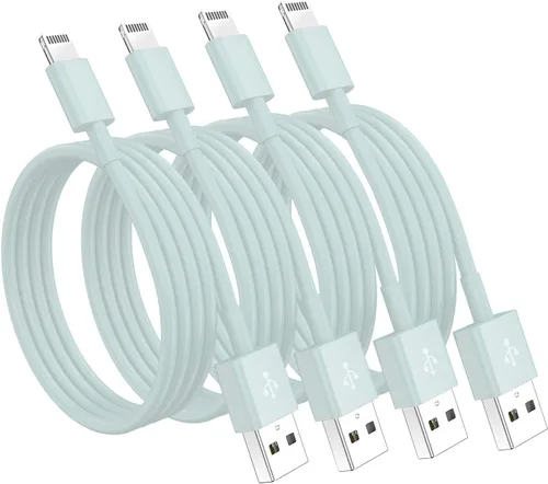 Vista 24 de Susnwere Cable de carga extra largo para iPhone de 15 pies, [certificado Apple MFi], cable USB a Lightning de 15 pies, cable de carga rápida