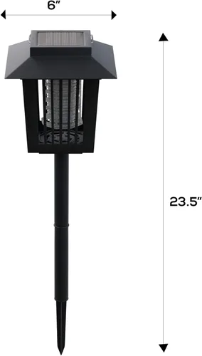 Vista 2 de Pure Garden Energía solar UV Led Light - Negro