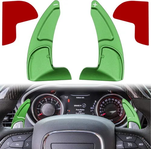 Vista 13 de Paletas de Cambio Extendidas para Volante, Cubierta Decorativa para Dodge Challenger Charger Durango RT & Scat Pack 2015-2024, para Jeep Grand