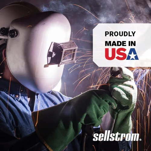 Vista 6 de Sellstrom Máscara de soldadura de 2 x 4 1/2 pulgadas, retenedor frontal de levantamiento, adaptador frontal de volteo, negra S27300