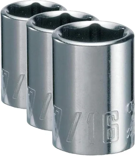 Vista 20 de Llave poco profunda CRAFTSMAN, SAE, accionamiento de 1/4 de pulgada, 1/2 de pulgada, 6 puntas (CMMT43499)