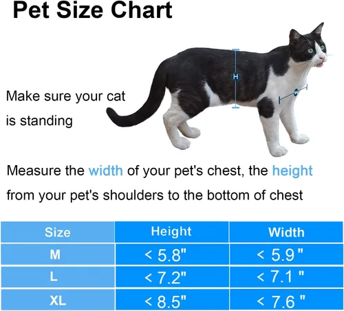 Vista 4 de CEESC Puerta de gato mediana para puerta interior/exterior, resistente a la intemperie, negra, puerta de mascota con bloqueo giratorio de 4 vías